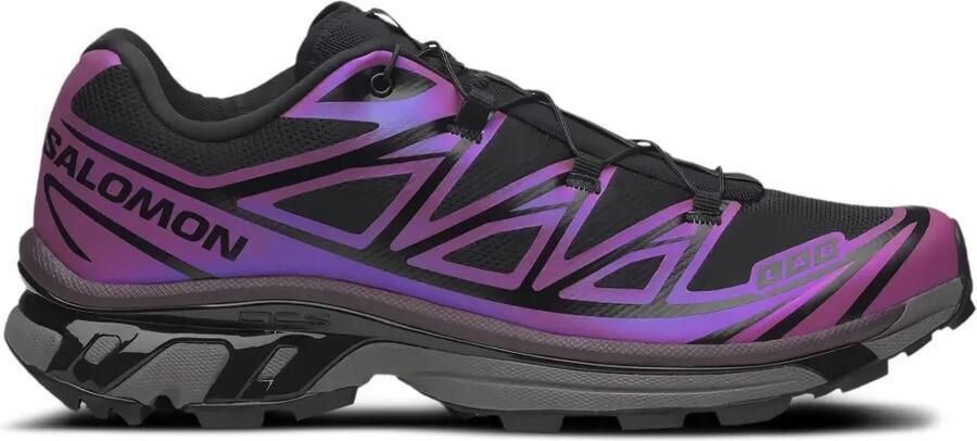 Salomon XT-6 Iridescent "Black Plum Perfect" sneakers Zwart