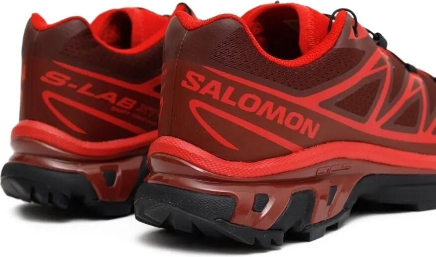 Salomon XT-6 sneakers met houtje-touwtje sluiting Rood - Foto 3