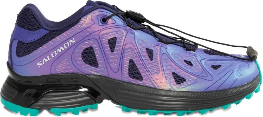Salomon XT-Whisper sneakers met houtje-touwtje sluiting Paars