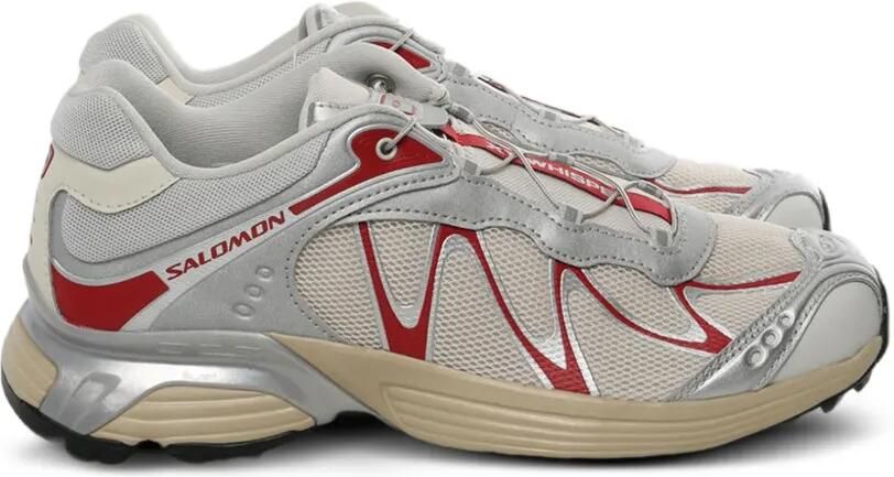 Salomon XT-Whisper sneakers met metallic-effect Beige