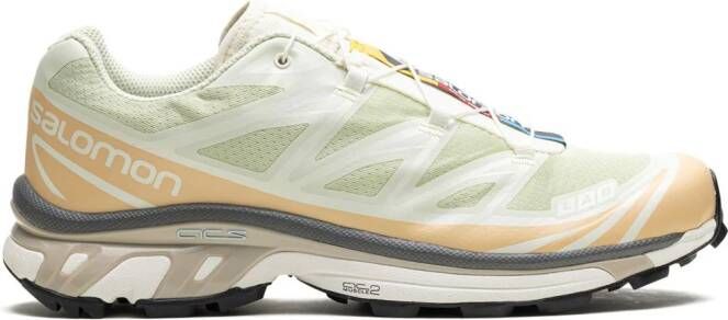 Salomon Sneakers met logoprint en trekkoord Groen