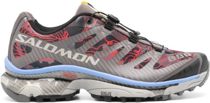 Salomon XT-4 OG Topography low-top sneakers Grijs