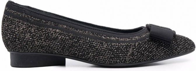 Ferragamo Pumps met strikdetail Zwart