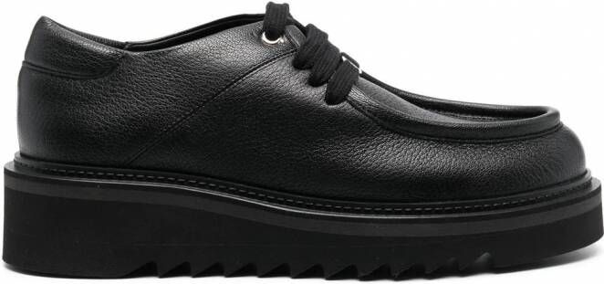 Ferragamo Oxford veterschoenen Zwart