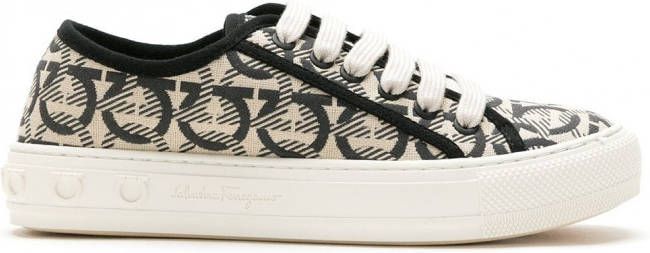 Ferragamo Gancini sneakers Beige