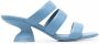 Ferragamo Sandalen met bewerkte hak Blauw - Thumbnail 1