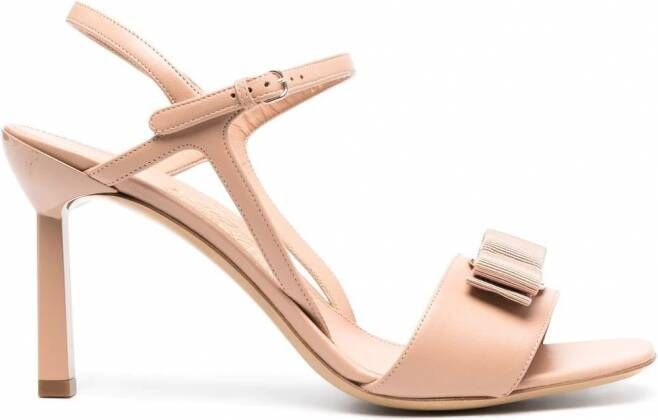 Ferragamo Gabriela sandalen met open neus Beige