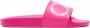 Ferragamo Badslippers met gancini print Roze - Thumbnail 1