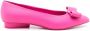Ferragamo Ballerina's met strikdetail Roze - Thumbnail 1