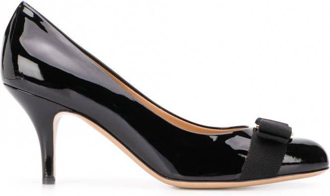 Ferragamo Carla lakpumps Zwart