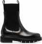 Ferragamo Chelsea leren laarzen Zwart - Thumbnail 1