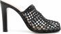 Ferragamo Ella muiltjes met hoge hak Zwart - Thumbnail 1