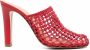 Ferragamo Ella muiltjes met hoge hak Rood - Thumbnail 1