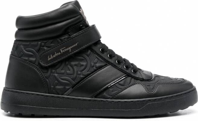 Ferragamo High-top sneakers Zwart