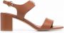 Ferragamo Gancini sandalen Bruin - Thumbnail 1