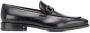 Ferragamo Gancini leren loafers Zwart - Thumbnail 1
