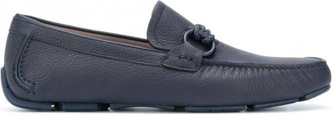 Ferragamo Gancini loafers Blauw