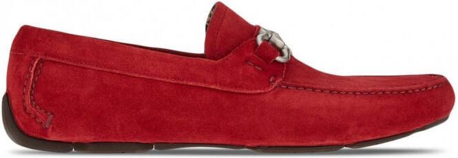 Ferragamo Gancini loafers Rood