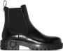 Ferragamo Chelsea laarzen met logo Zwart - Thumbnail 1