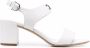 Ferragamo Gancini sandalen met logoplakkaat Wit - Thumbnail 1