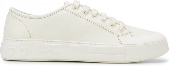 Ferragamo Gancio low-top sneakers Wit