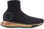 Ferragamo Gardena high-top sneakers Zwart - Thumbnail 1
