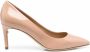 Ferragamo Glanzende pumps Beige - Thumbnail 1