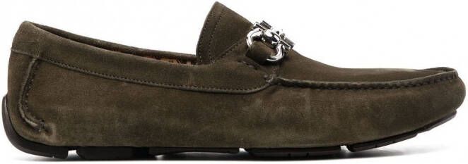 Ferragamo Horsebit loafers Groen