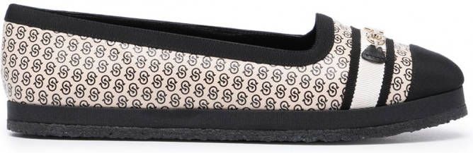 Ferragamo Kelsi ballerina's Zwart