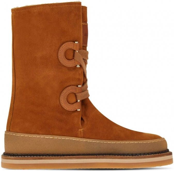 Ferragamo Laarzen Bruin