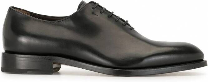 Ferragamo Leren Oxford schoenen Zwart