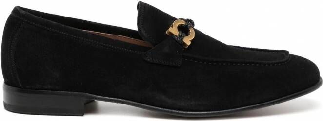 Ferragamo Lester suède loafers Zwart