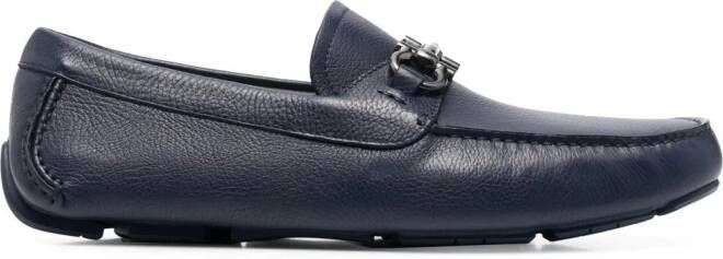 Ferragamo Loafers met Gancini gesp Blauw