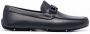 Ferragamo Loafers met logo-reliëf Blauw - Thumbnail 1
