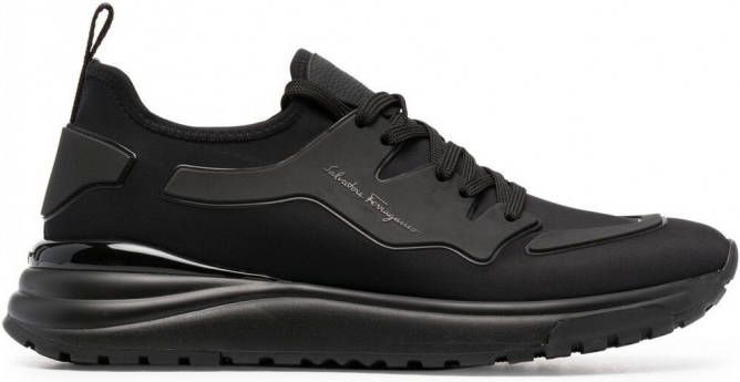 Ferragamo Sneakers met logoprint Zwart