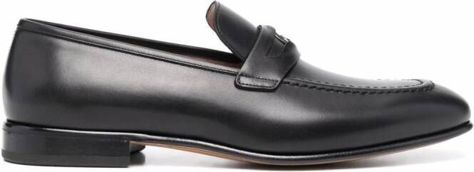 Ferragamo Madison leren loafers Zwart