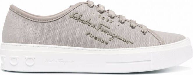 Ferragamo Mediterr low-top sneakers Grijs