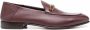 Ferragamo Melbourne Gancini loafers met gesp Rood - Thumbnail 1