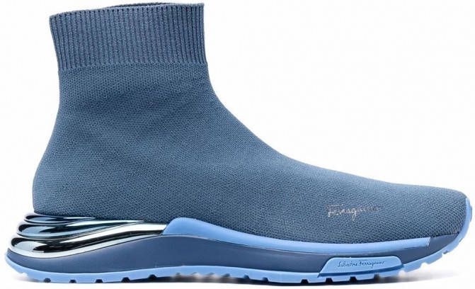 Ferragamo Ninette pull-on sneakers Blauw