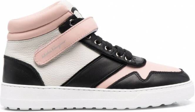 Ferragamo Noe high-top sneakers Zwart