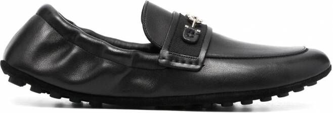 Ferragamo Nomadic Stories leren loafers Zwart