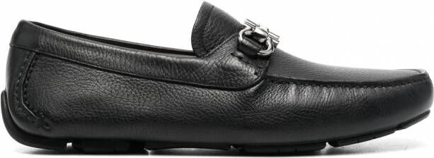 Ferragamo Parigi leren loafers Zwart