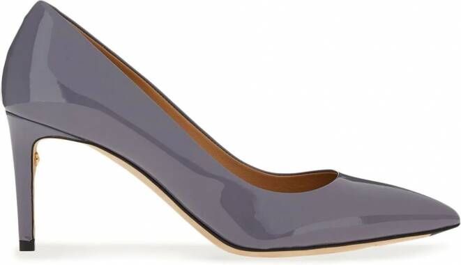 Ferragamo Pumps met puntige neus Blauw