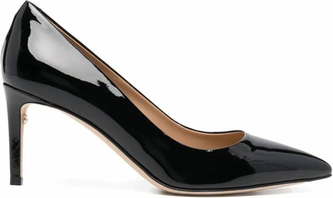 Ferragamo Pumps met puntige neus Zwart
