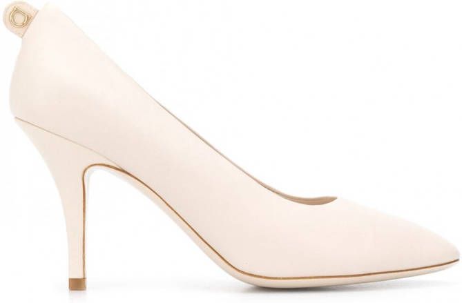 Ferragamo Pumps met ronde neus Beige