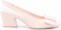 Ferragamo Pumps met strikdetail Beige - Thumbnail 1