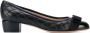 Ferragamo Pumps met strik Zwart - Thumbnail 1