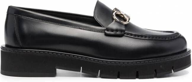 Ferragamo Rolo chunky loafers Zwart