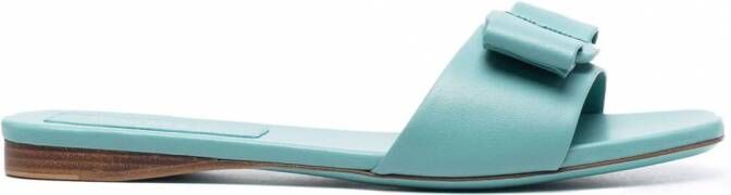 Ferragamo Sandalen met strikdetail Blauw