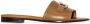 Ferragamo Gancini leren sandalen Bruin - Thumbnail 1